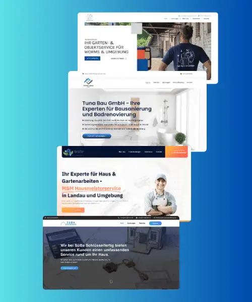 Webdesign für Bau und Handwerkbetriebe